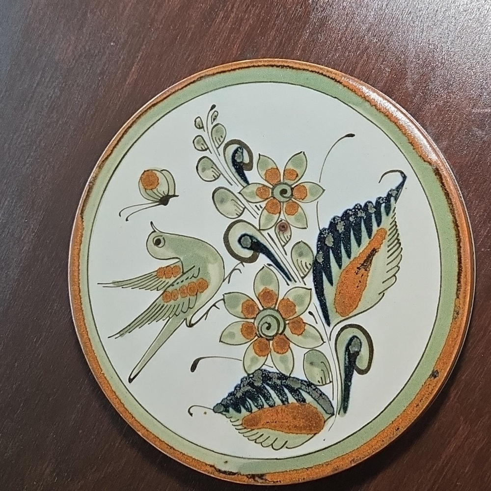 Ken Edwards Mexican Pottery Hot Plate/Trivet